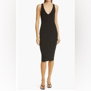 L’ AGENCE Joséphine V-neck Sleeveless Knit Dress